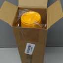 Pickmesh 50 Pack 12 oz Plastic Cups Disposable Cup Bulk for St Patricks Day Wedding Birthday Baby Shower Valentine New Year's Day Halloween and Festive Celebration Party Supplies(Yellow)