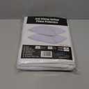 Anti Allergy Quilted Pillow Protectors Queen 2 Pack White