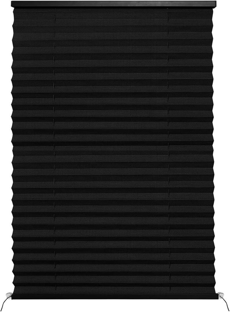 NOVINO RV Blinds Pleated Shades,Camper Window Blinds,RV Window Shade for Camper Travel Trailers Motorhome Motor Coach-26 W x 38" L