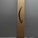 Reed Roller Blinds Shades, Vertical Lifting and Breathable Waterproof Design, Sun Shade and Ventilation, Easy Installation,24" Wx64 H (Brown)