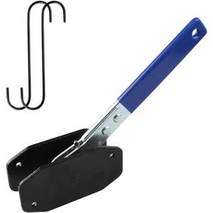 Brake Caliper Press Tool, Car Ratchet Brake Piston Spreader 360 Degree Swing Car Ratcheting Caliper Piston Compressor Wrench with 2PCS Brake Caliper Hanger
