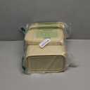 25Pack(50pcs) Meal Prep Containers Reusable, 32oz Bamboo-Powder Food Containers with Lids, Plant-based To Go Containers for Lunch - Microwave, Freezer, Dishwasher Safe