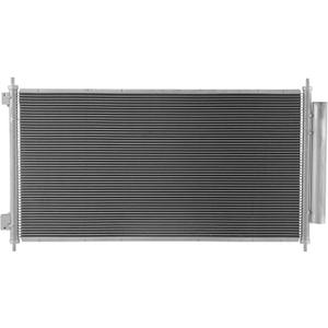 TRQ A/C Condenser and Receiver Drier Assembly Compatible with 2008-12 Honda Accord 10-11 Accord Crosstour 12-15 Crosstour