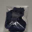 Somaibo 8 Pairs Kids Socks for Boys Girls Crew Dress Athletic Socks Soft Cotton Seamless Cushioned School Sock (10-12 Years, Navy)