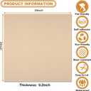 10Pcs Carpet Tiles Peel and Stick 24x 24 Non-Slip Self Adhesive Squares Carpet Floor Tile Reusable Waterproof Carpet for Living Room Bedroom