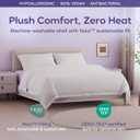 Mellow Cloud Cold Cooling Comforter for Hot Sleepers Dual-Sided Arctic Silk & CloudKnit, Lightweight Summer Quilt, Built-in Duvet, Machine Washable, King/Cal King, White, King / Cali King