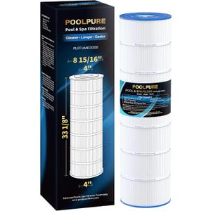 POOLPURE PLFPJANCS200 Pool Filter Replaces Jandy CS200, PJANCS200, Ultral-B9, R0462400, Unicel C-8418, Filbur FC-0823, Aladdin 35002, 200 Sq.ft Filter Cartridge, 1 Pack