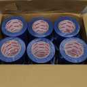 XFasten Blue Painters Tape 3 Inch Wide x 180 Feet Bulk (24-Pack, 4320ft Total) Wall Safe UV-Resistant Blue Masking Tape 3 Inch Wide for Indoor and Outdoor Walls, Painting, Wood, Automotive