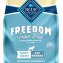 Blue Buffalo Freedom Grain-Free Puppy Dry Dog Food with DHA, Complete & Balanced Nutrition for Puppies, Made in the USA, Chicken & Potatoes, 11-lb Bag, Best By: 2025 Nov 12