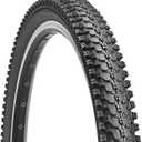 Hycline Bike Tire,20/24/26/27.5 Inch Folding Replacement Tire for MTB Mountain Bicycle-Black/Skinwall