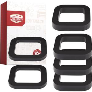 6 Pack - Multiple Size Combination2 Inch Hitch Receiver Silencer Pad - Compatible with Most 2 Inch Trailer Hitch Receiver