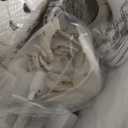 22" Ceramic Table Lamps Set of 2, Modern Coastal Bedside Lamps, Farmhouse Desk Lamps Beige and White, with Main & Night Light, Bulbs Included, for Bedroom, Living Room, End Table H12TL05