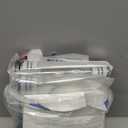 TAILI Hanging Vacuum Storage Sealer Bags Space Saver Bag for Clothing, Suits and Jackets, Closet Organizers, Travel, Set of 4 (2 Long, 2 Short), Clear