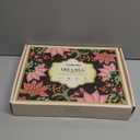 Bohemian Geometric Floral Runner Rug 2x3, Machine Washable, Soft Low Pile, Non-Slip Carpet for Laundry, Bedroom, Bathroom, Entryway | Black 