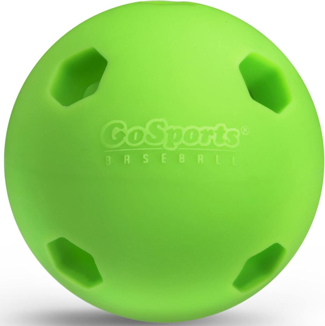 GoSports 12 Pack Limited Flight Training Balls - Choose Baseball or Softball - Regulation Size