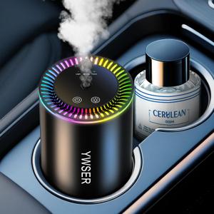 Smart Car Air Freshener, Car Air Freshener Diffuser with Starry Sky Projection and 50ml Perfume, Auto On/Off Intelligent, 3 Mode Adjustable Rechargeable Aroma Diffuser, Ocean