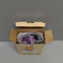 TECKNET Wireless Mouse, 2.4G Ergonomic Optical Mouse, Computer Mouse for Laptop, PC, Computer, Chromebook, Notebook, 6 Buttons, 24 Months Battery Life, 2600 DPI, 5 Adjustment Levels - Purple