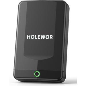 HOLEWOR Gun Safe Small Pistol Safe Biometric Gun Lock Box for Handgun, Fingerprint Quick Access Portable Pistol Case for Car Travel Nightstand Bedside