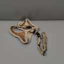 PUPTECK Adjustable Dog Harness Collar and Leash Set Step in No Pull Pet Harness for Small Medium Dogs Puppy and Cats Outdoor Walking Running, Soft Mesh Padded Reflective Vest Harnesses, Beige L (L (CHEST 18"-20"))