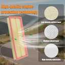 Engine Air Filter Replacement A2730940204 Compatible with Mercedes-Benz E350/C300/ML350/C240/GLK350/GL450/S550/E320/S430/C230 Select Models and More,Engine Air Filter for Car(2 PACK)