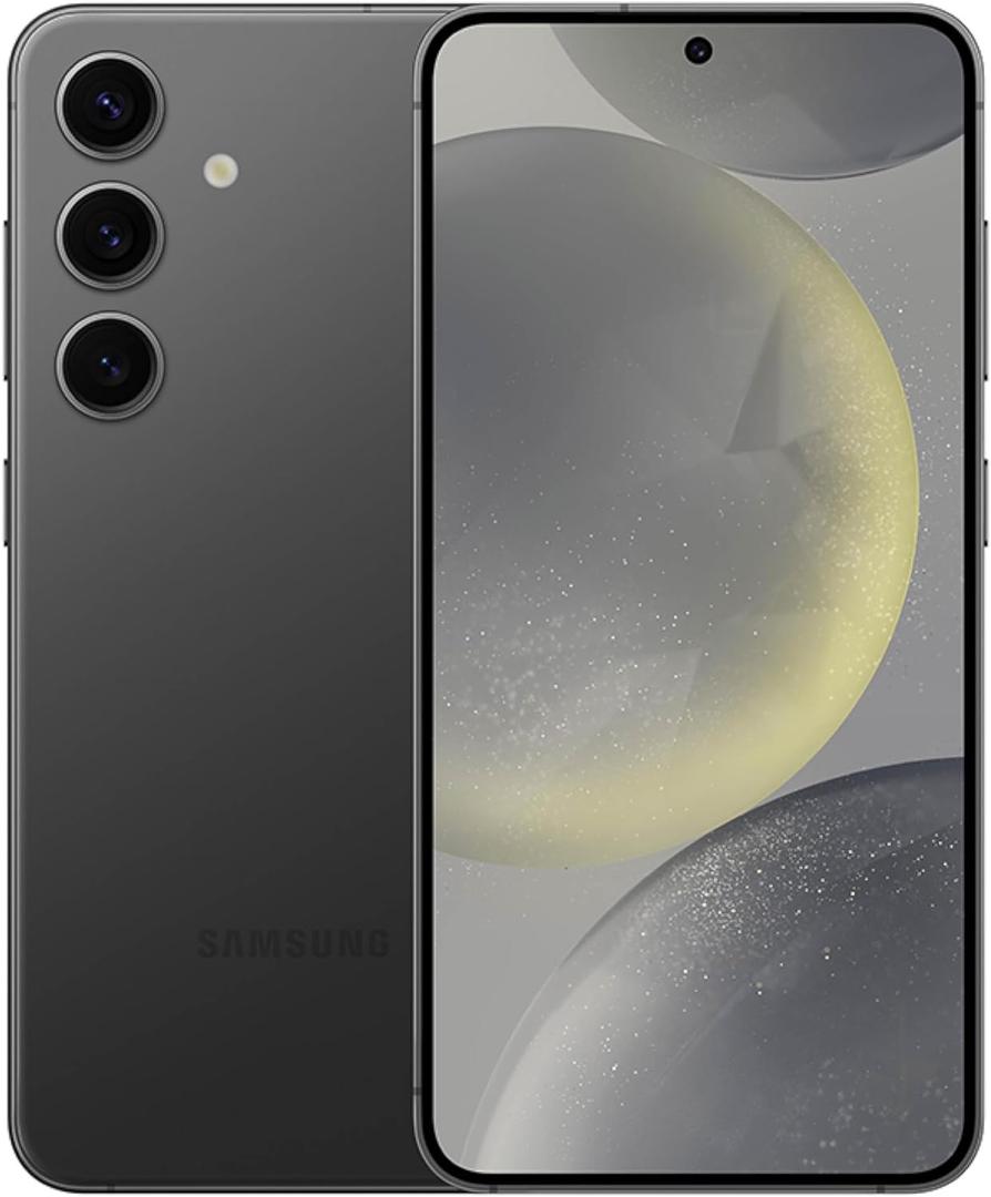 Samsung Galaxy S24 Cell Phone, 128GB AI Smartphone, Unlocked Android, 50MP Camera, Fast Processor, Long Battery Life, AMOLED Display, US Version, 2024, Onyx Black