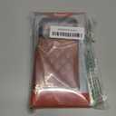 Bocasal Crossbody Wallet Case for iPhone 17 Pro, RFID Blocking PU Leather Zipper Handbag Purse Flip Cover, Kickstand Folio Case with Card Slots Holder Wrist Strap Lanyard 5G 6.3 Inch (Brown)