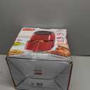 Dash Tasti-Crisp Air Fryer - AirCrisp Technology - Compact Design with Adjustable Temperature Control - Nonstick Fry Basket & Auto Shut-Off Feature - 2.6 Quarts - Red