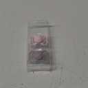 BIBS Supreme Baby Pacifiers | BPA-Free Silicone Pacifier | Made in Denmark | Set of 2 Soothers (Blossom/Dusky Lilac, 6-18 Months)