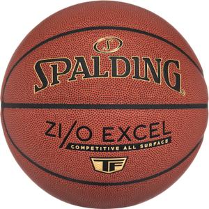 Spalding Indoor Outdoor Basketballs | All Surface Composite Cover | Sizes 29.5", 28.5", 27.5" (Zi/O Excel TF - Brown)