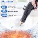 High Pressure Steam Cleaner, 1700W High Temp Portable Steamer Machine for Cleaning, Tankless and Heavy Duty for Commercial Home Use Grout Tile Kitchen Bathroom Car Detailing