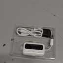 SafeFly Dot Bluetooth 5.3 Audio Transmitter Receiver for TV - AptX Low Latency, 25H Battery Life, Dual Pairing for 2 Airpods, 2-in-1 Wireless Adapter for Airplane, Car, Home Stereo, PC, MP3, Gym-White