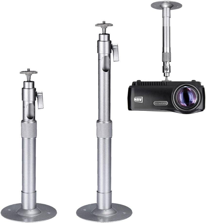 Projector Ceiling Mount, Projector Stand, Universal Extendable Video Projector Wall Mount Bracket with Adjustable Height, 3 Screw Model (Handle)
