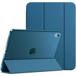 JETech Case for iPad (A16) 11th Generation 11 Inch 2025 / iPad 10th Generation 10.9 Inch 2022, Slim Smart Cover with Hard PC Translucent Back, Supports Touch ID, Auto Wake/Sleep (Teal)