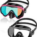 EverSport Swim Goggles Adult with Nose Cover, Anti-fog Clear Diving Mask Wide View No Blurring for Men Women Youth