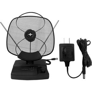 Amplified Indoor Digital TV Antenna  Best Powerful Amplifier, Signal Booster & Has up to 200+ Miles Range, Support 8K 4K 1080P VHF&UHF HD Free Local Channels Support All Tvs.