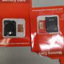 2 Pack TF Card 128GB with Adapter, High Speed Memory Card, UHSI C10 A1 Memory TF Card for Tablet/Mobile Phone/Camera/Car Audio/Game Console (TF162 Red Gold 128GB)