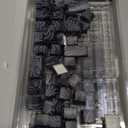 dagaladoo Black Topographic keycaps Double Shot PBT keycaps Shine Through Keyboard Keys Side Printed Key caps Cherry Profile Custom keycap Set for100%, 75%, 65%, 60% US Layout Mechanical Keyboard