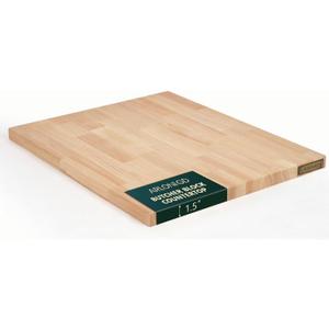 Hevea Butcher Block Countertop, 30"×25"×1.5" Solid Wood Butcher Block, Unfinished Wood Table Top DIY Cut for Kitchen Island, Bakery Worktable, Washer Dryer Countertop, Living Room Table 2.5ft