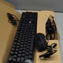 AULA Gaming Keyboard, T102 104 Keys Gaming Keyboard and Mouse Combo with RGB Backlit, All-Metal Panel, Anti-Ghosting, PC Game Keyboard and Mouse, USB Wired Keyboard Mouse for MAC Xbox PC Gamers