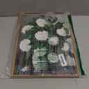 InSimSea Framed Canvas Prints Art Vintage Decor, Flower Wall Art Home Decor, White Hydrangea Retro Paintings, Botanical Floral Wall Decoration for Bathroom Living Room Office, 12"x16"