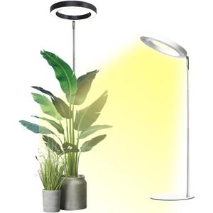 Plant Grow Light,yadoker LED Growing Light Full Spectrum for Indoor Plants,Height Adjustable, Automatic Timer, 5V Low Safe Voltage,Idea for Large Plant Light