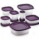 Rubbermaid 40pc Food Storage Containers Easy Find Lids Amethyst