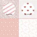 12x12 Metallic ROSE GOLD Christmas Scrapbook Cardstock Decorative Paper for Card Making Journaling Planner Origami Decopage Decorative Spring Scrapbook Paper