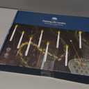 Floating Candles with Wand, 20 Pack Halloween Battery Operated LED Hanging Candles Electric Floating Candle for Halloween Party Decor Christmas 10.8in