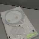 Lighted Makeup Mirror, 3000 mAh Rechargeable Double Sided Magnifying Vanity Mirror with 3 Colors, 1x/ 10x, 360° Rotation , Brightness Adjustable Magnification Cosmetic Light up Mirror, Women Gift