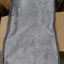 Egg Crate Cushion With Grey Soft Fur Cover