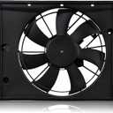 621-967 Radiator Cooling Fan Assembly for 2016 2017 2018 2019 2020 2021 Honda Civic 2.0L Replaces OE HO3115174 190155BAA01