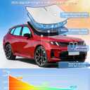 Sun Shade Sunshade for BMW X5 2019-2024 2025 2026 Windshield Cover, 4-Layer Front Window Shade Custom fit BMW X5 M Sport xLine SUV Sun Visor Retractable Shield Shade Blocks UV Rays Car Accessories
