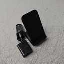 Samsung S25 Wireless Charger Stand Wireless Phone Charger for Android Samsung Galaxy S25 Ultra S24FE S23 S22 S21 S20 S10, Wireless Charging Station for iPhone 17 Air 17 Pro Max 16 e 15 14 with Adapter (BlACK)