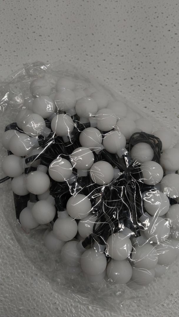 White Cloudy Christmas Lights 10ft